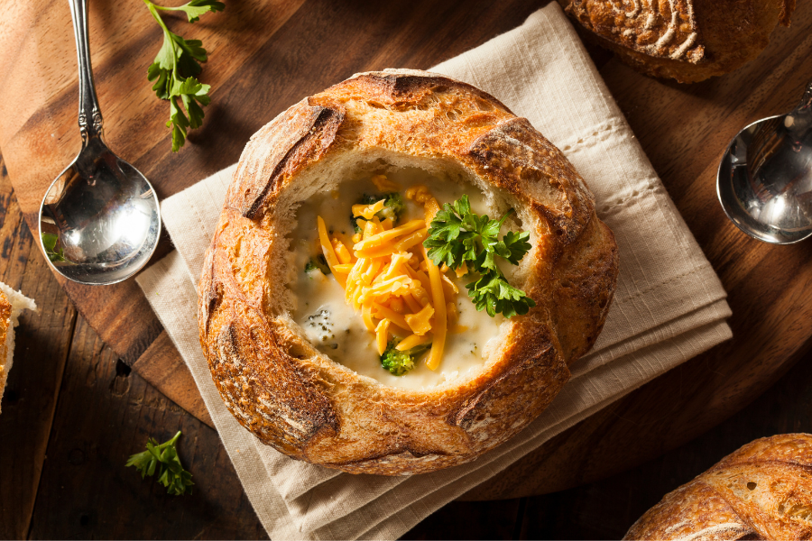 one pot broccoli cheese soup